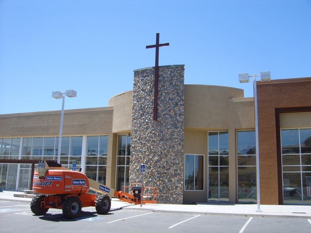 Amador Catholic Center - 25' Front lit cross